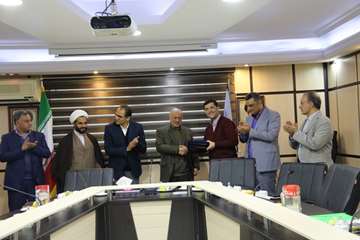 مراسم تکریم و معارفه سرپرست مرکز آموزشی و درمانی روانپزشکی رازی (امین آباد)